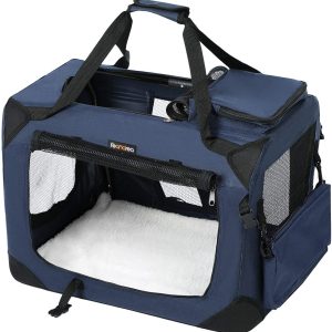 Transporttaske til hunde, mørkeblå