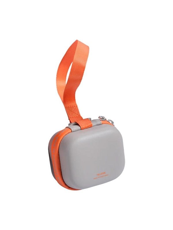 TELESIN Telesin DisAdv EVA Universal Mini Transporttaske til sportskameraer (Grå-Orange)