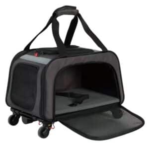 Zolux Nomad - transporttaske til kæledyr med hjul til hunde og katte - 47×32×27 cm